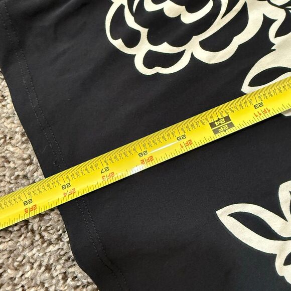 Forever Cream Black Tube Halter Shift Dress Midi Small Medium Stripe Polka Dot - Picture 6 of 6